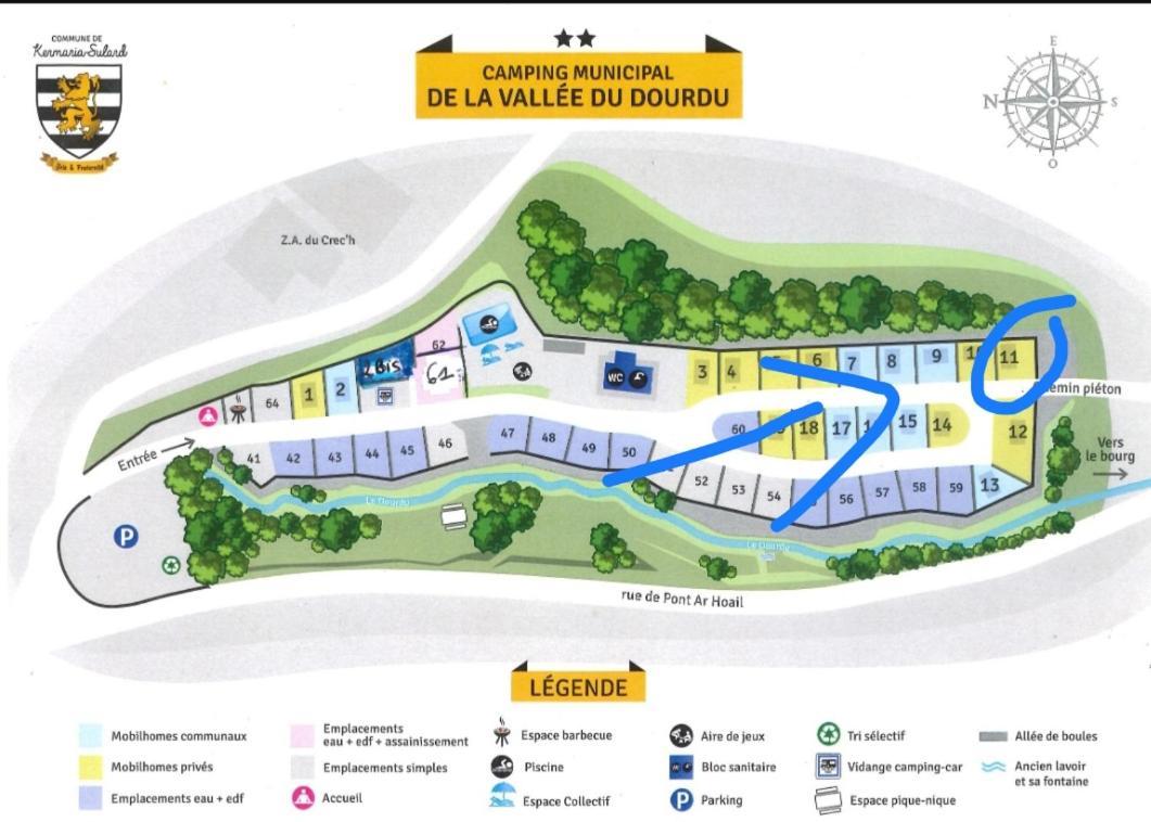 Mobil-Home Dans Camping Municipal Kermaria-Sulard Bagian luar foto